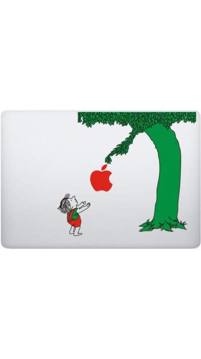 Autocollant MacBook - Tree with red Apple