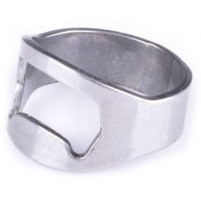 Universal Fingerring mit integriertem Flaschenöffner für Partys/Fun - Silber