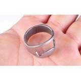 Universal Fingerring mit integriertem Flaschenöffner für Partys/Fun - Silber