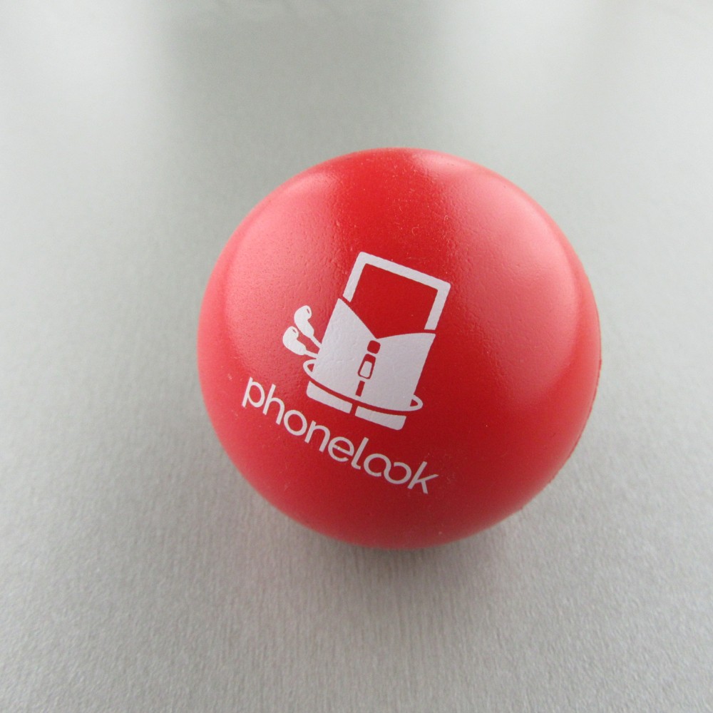 Zufälliger Anti-Stress Knetball "Smiley" zur Stressbekämpfung - PhoneLook Rot