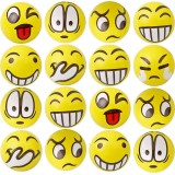 Zufälliger Anti-Stress Knetball "Smiley" zur Stressbekämpfung - Zufälliges Gesicht