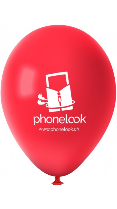 Set von 50 Aufblasbaren roten PhoneLook Ballons - Verschönert jede Party