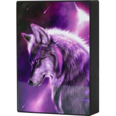 Batterie externe 10000mAh édition spéciale USB-A & USB-C - Purple Sky Wolf