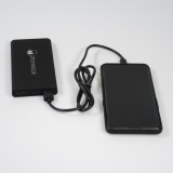 Batterie externe 6000mAh Premium Power Bank avec chargement sans fil PhoneLook - Noir