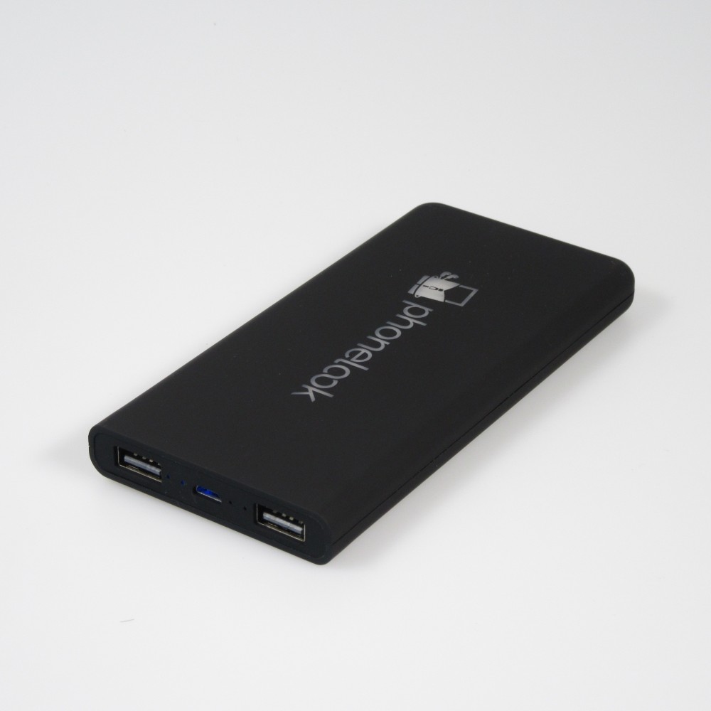 Batterie externe 6000mAh Premium Power Bank avec chargement sans fil PhoneLook - Noir