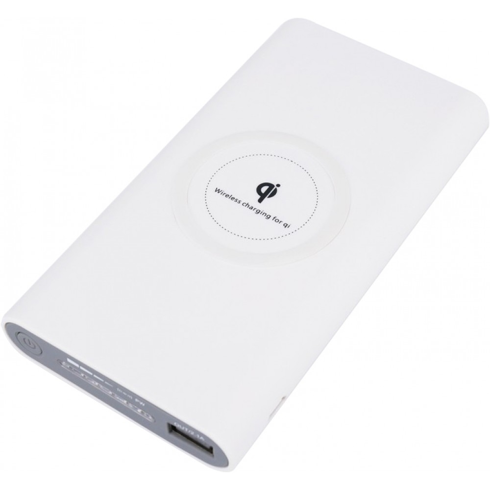 Batterie externe Fast Charger Wireless 10000 mAh - Blanc