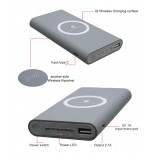 Powerbank fast charge inkl. Wireless charging 10000 mAh - Weiss