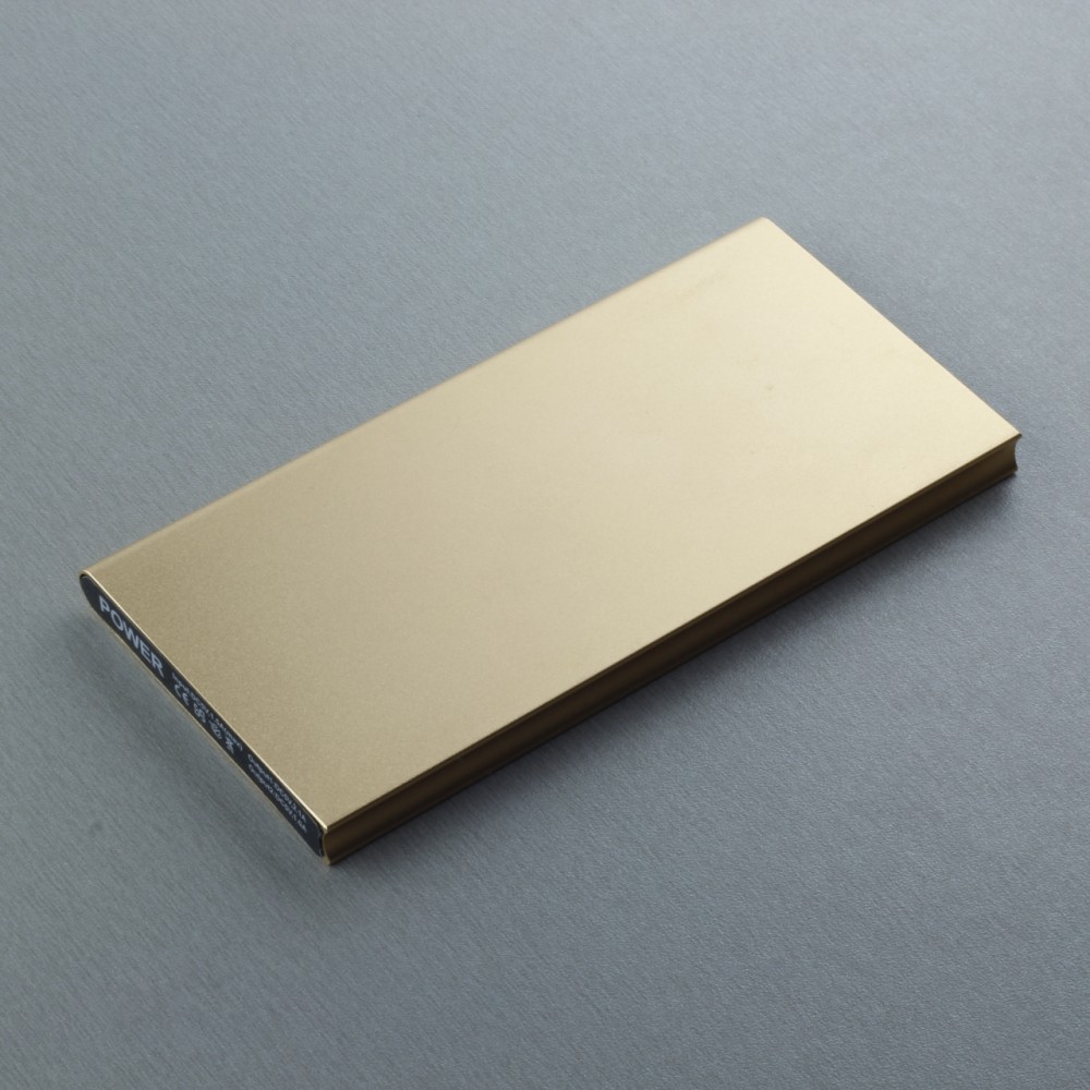 Luxury Externe Batterie Deluxe Smart flat 10'000 mAh - Gold