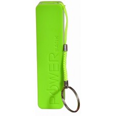 Batterie portable et compacte - Capacité de 2'600 mAh Sortie USB-A porte-clé - Vert