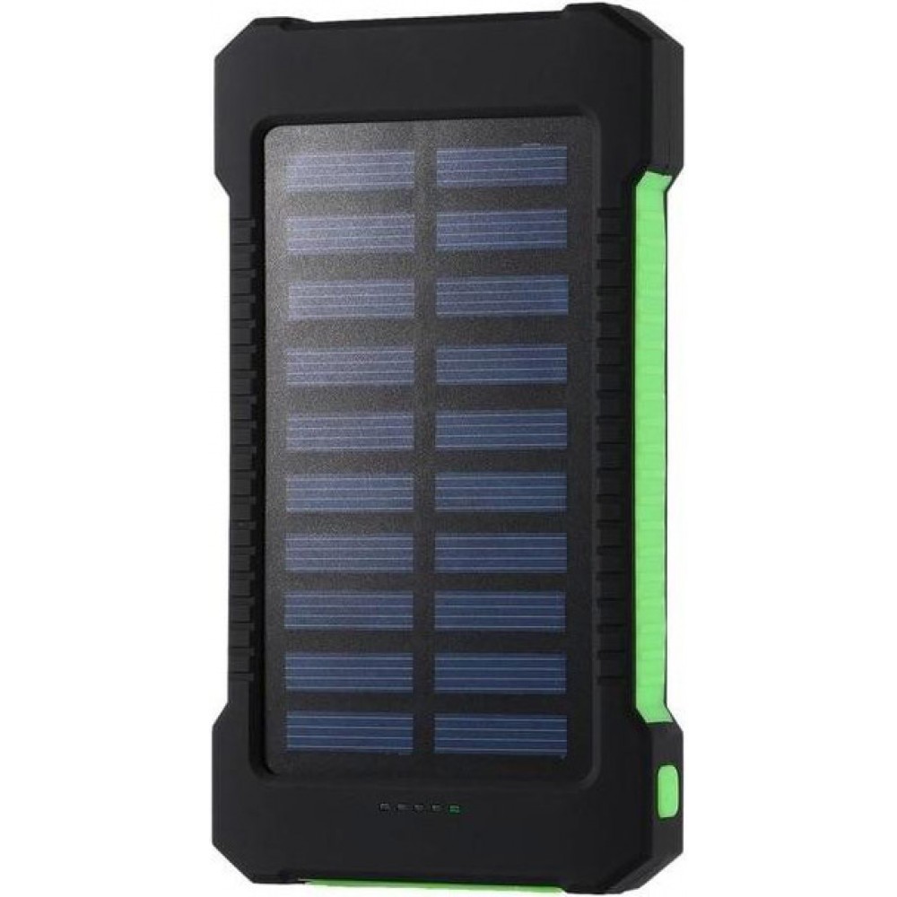 Banque d'énergie solaire à batterie externe avec lampe LED 20'000 mAh et panneau solaire