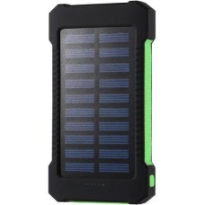 Banque d'énergie solaire à batterie externe avec lampe LED 20'000 mAh et panneau solaire