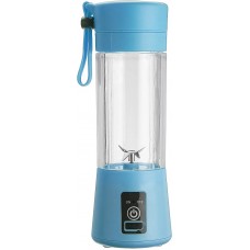 Tragbarer & kleiner Blender / Mixer für Smoothies & Protein Shakes für unterwegs (380ml) - Blau