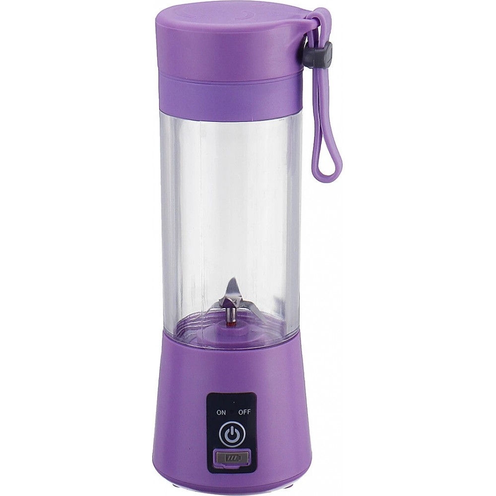 Tragbarer & kleiner Blender / Mixer für Smoothies & Protein Shakes für unterwegs (380ml) - Violett