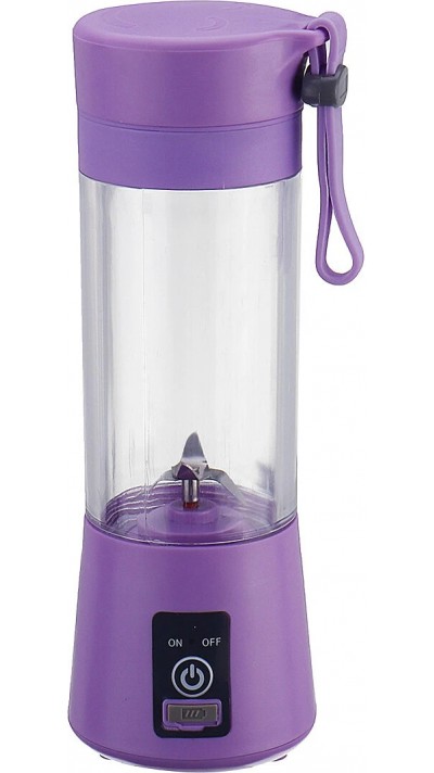 Petit blender portable / mixeur pour smoothies et shakes protéinés (380ml) - Violet