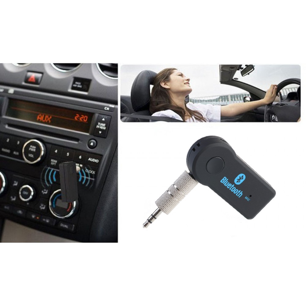 KFZ Bluetooth 5.0 audio Receiver 3.5mm AUX Anschluss-Adapter fürs Auto