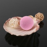 Boule de bain pour baignoire - Bain moussant, se dissout dans l'eau - Rose