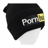 Bonnet d'hiver en tissu épais "Pornhub" - Taille universelle Bonnet unisexe - Noir