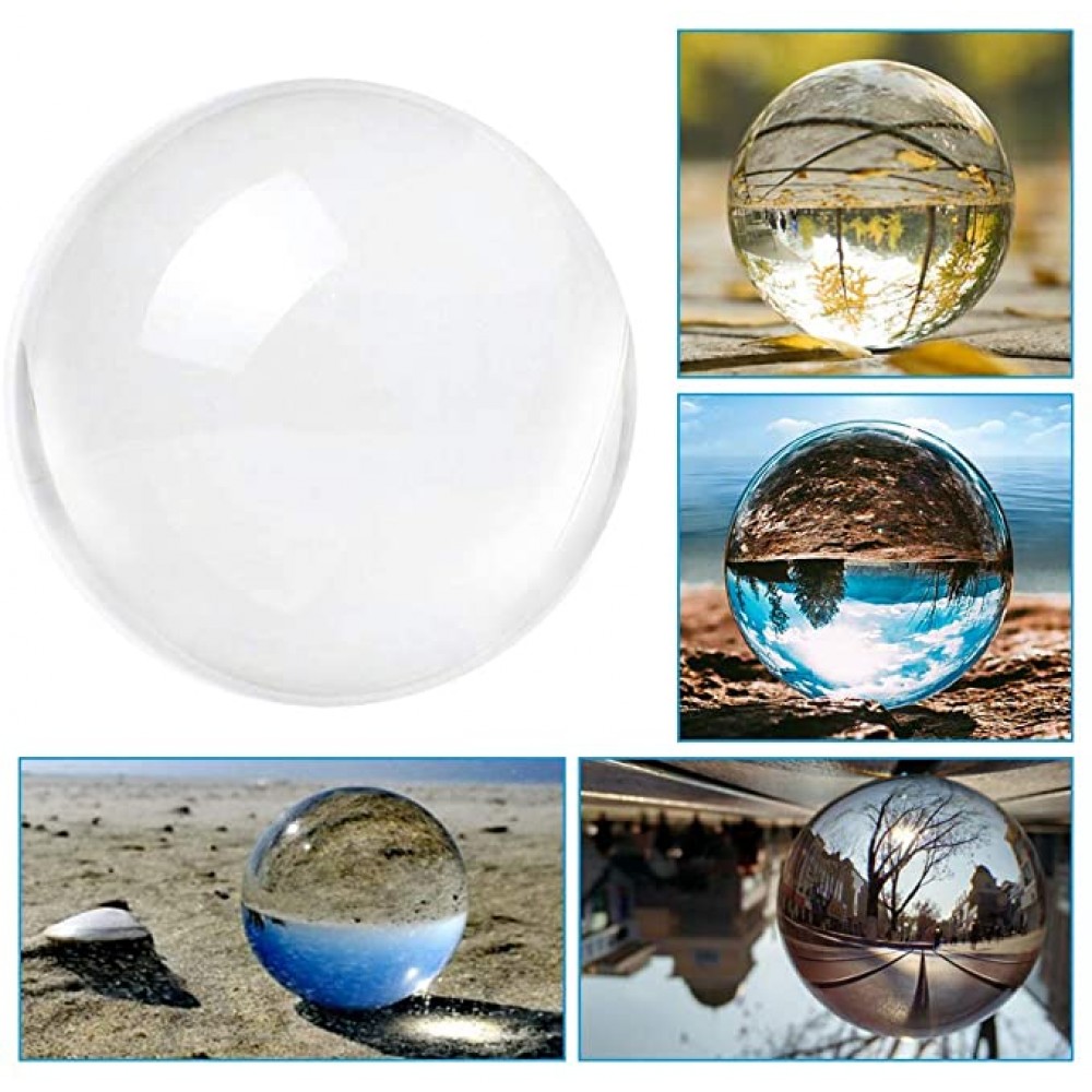 Kristall K9 Glaskugel für Fotografie - Brillant clear transparent Ø 6 cm