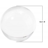 Boule en verre Crystal K9 pour la photographie - Brillant clear transparente Ø 6 cm