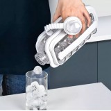 Flasche Eiswürfelform 2 in 1 ice ball multifunktional - Weiss