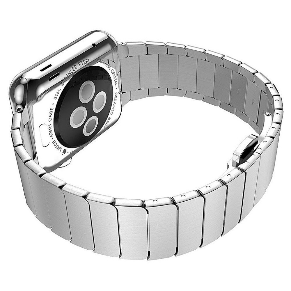 Premium-Vollstahlarmband silber - Apple Watch 38mm / 40mm / 41mm