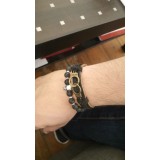 Bracelet Skullbowl - Brun