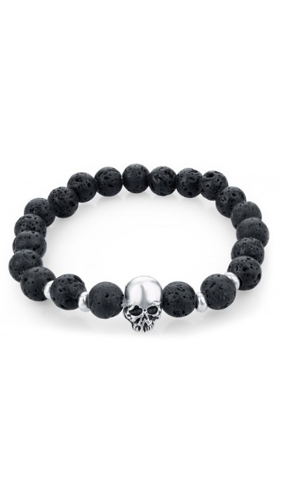 Bracelet Skullbowl volcano - Noir