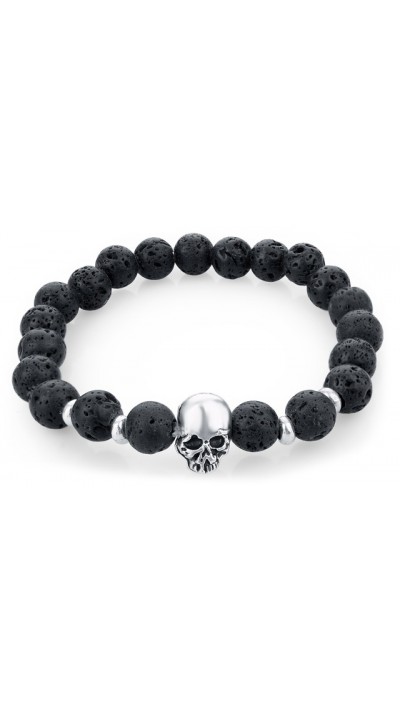 Armband Skullbowl volcano - Schwarz