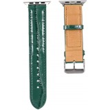 Krokodil armband grün - Apple Watch 38mm / 40mm / 41mm