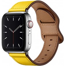 Lederarmband gelb - Apple Watch 38mm / 40mm / 41mm