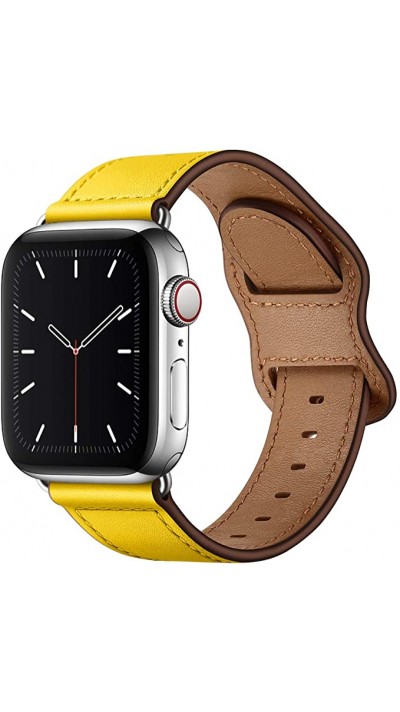 Lederarmband gelb - Apple Watch 38mm / 40mm / 41mm