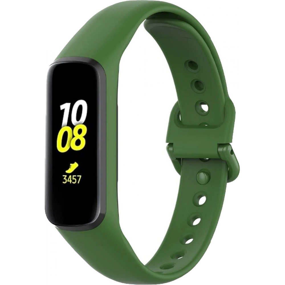 Bracelet de rechange en Silicone - Galaxy Fit2 - Vert foncé