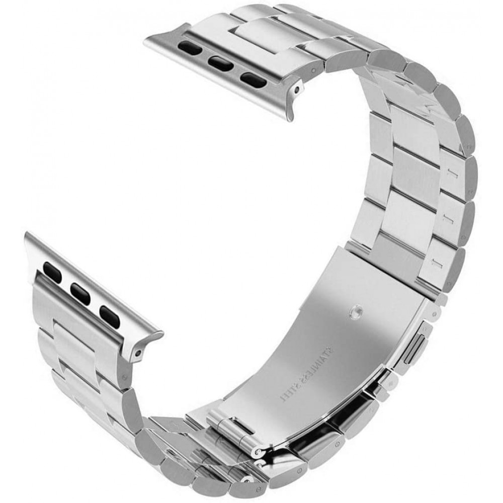 Bracelet à maillons en acier - Argent - Apple Watch 42mm / 44mm / 45mm