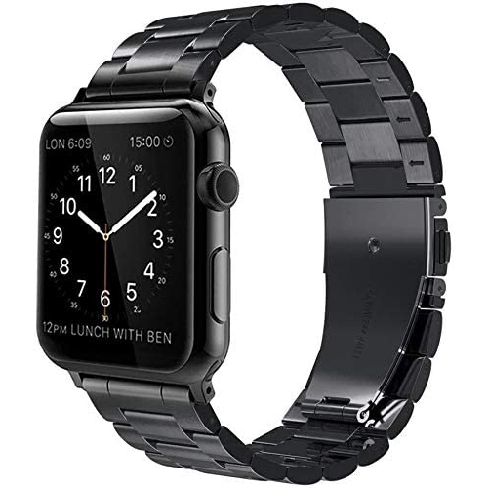 Bracelet à maillons en acier - Noir - Apple Watch 38mm / 40mm / 41mm