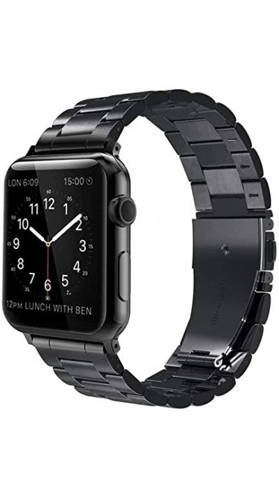 Edelstahl Armband - Zeitlos klassisch und elegant - Schwarz - Apple Watch 38mm / 40mm / 41mm