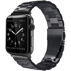 Bracelet à maillons en acier - Noir - Apple Watch 42mm / 44mm / 45mm