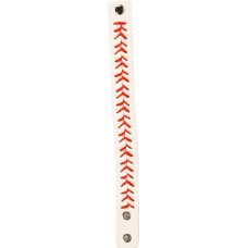 Lederarmband mit Baseball-Naht