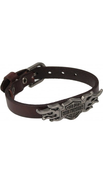 Bracelet en cuir véritable Harley-Davidson