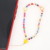 Universal Smartphone Armband Schmuck Charms - Sterne stars LOVE Perlenband