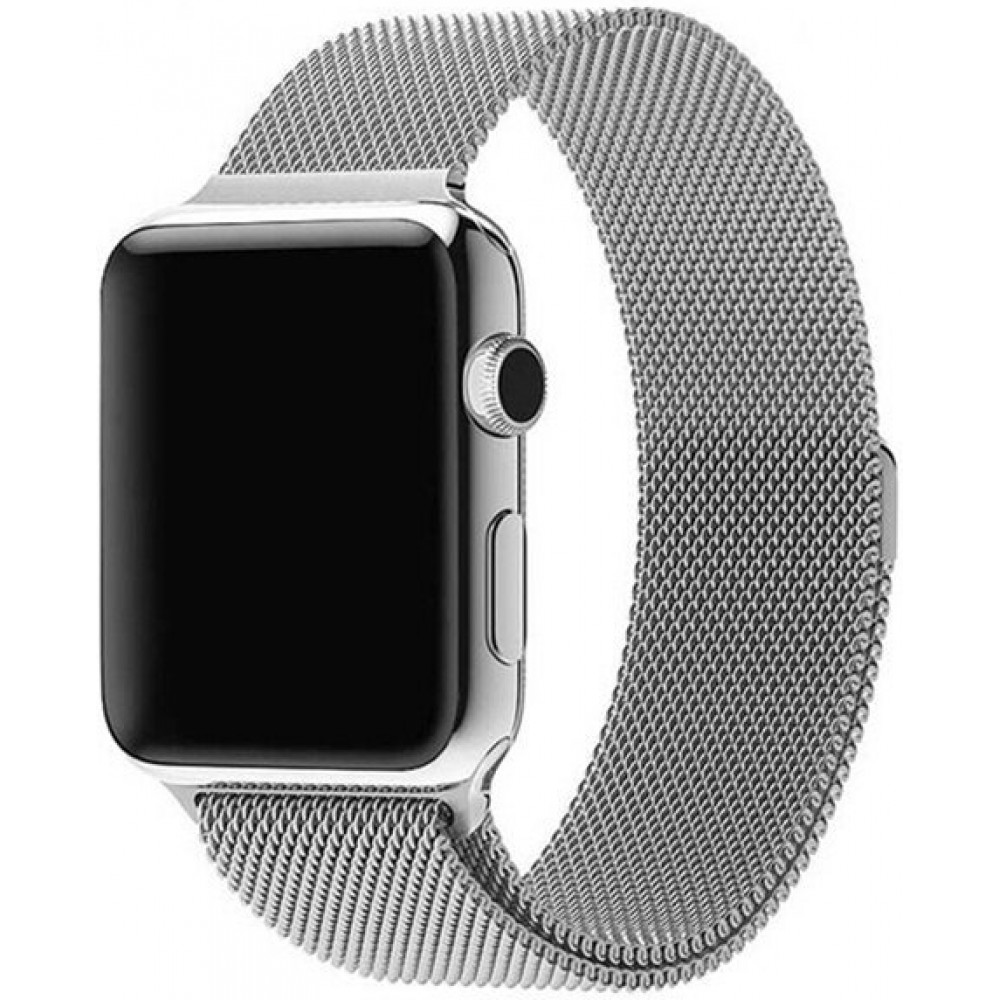 Bracelet milanais en acier argent - Apple Watch 38mm / 40mm / 41mm