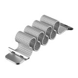 Bracelet milanais en acier argent - Apple Watch 42mm / 44mm / 45mm