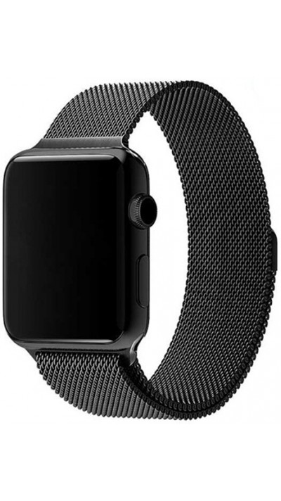 Bracelet milanais en acier noir - Apple Watch 38mm / 40mm / 41mm