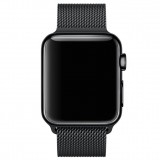 Bracelet milanais en acier noir - Apple Watch 42mm / 44mm / 45mm