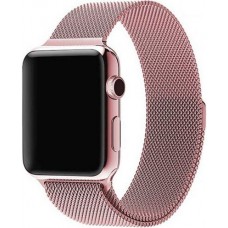 Mailänder Stahlarmband rosa - Apple Watch 38mm / 40mm / 41mm