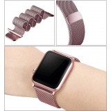 Bracelet milanais en acier rose - Apple Watch 38mm / 40mm / 41mm