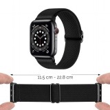 Sportliches elastisches Nylonarmband, verstellbar, weich, waschbar - Braun - Apple Watch 38mm / 40mm / 41mm