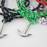 Bracelet pour homme aléatoire en cuir et tissu, tresses, ancre, corde, aimant, noeud, tête de mort