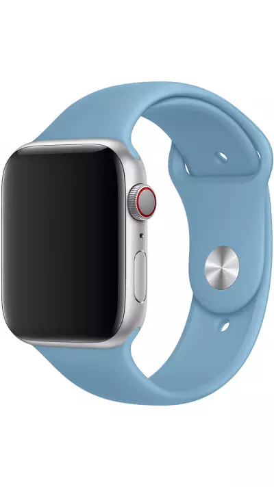 Bracelet sport en silicone bleu clair - Apple Watch 38mm / 40mm / 41mm