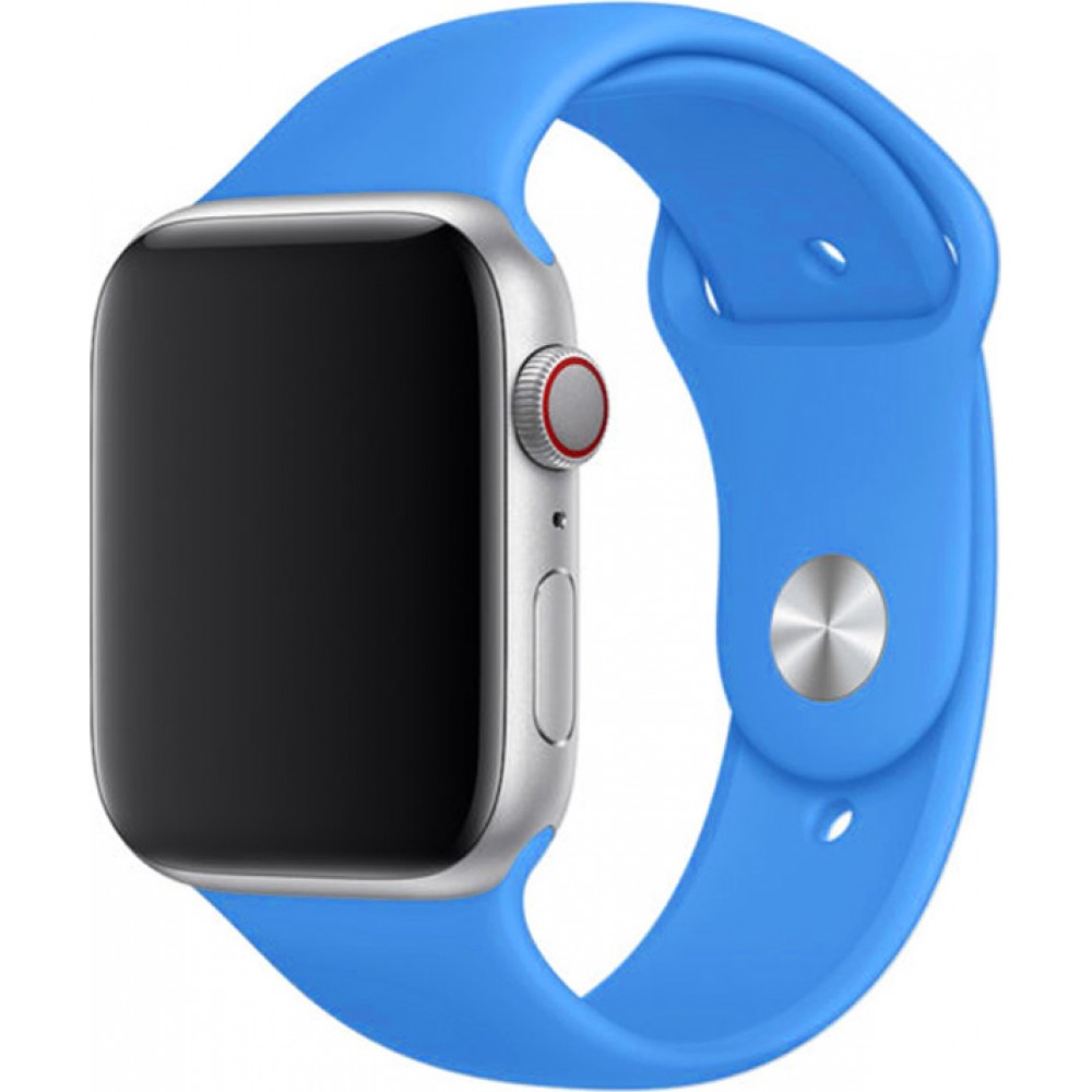 Silikon Sport Armband Elektrisches Blau - Apple Watch 38mm / 40mm / 41mm