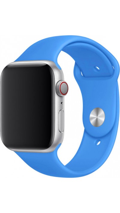 Bracelet sport en silicone bleu électrique - Apple Watch 42mm / 44mm / 45mm